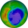 Antarctic Ozone 2010-09-27